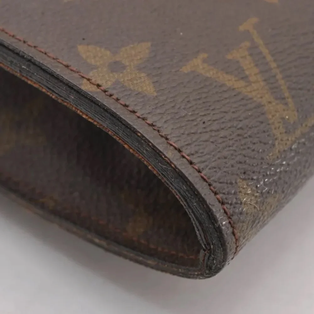 Louis Vuitton Monogram Poche Ministre Document Case Authentic Vintage 70s Model